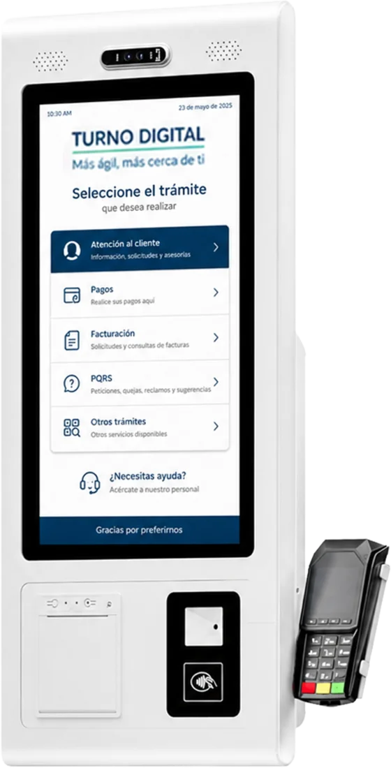 Kiosco de muro de Electronika, configuración de referencia