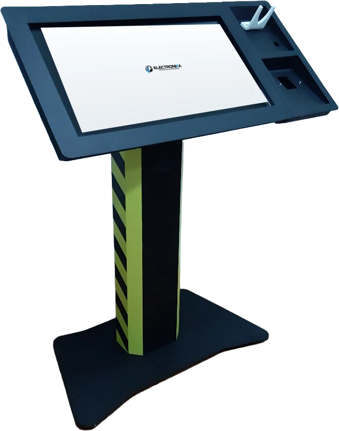 Kiosco tipo atril de Electronika, configuración de referencia